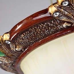 37*19 CM Europa Typ Harz Glaskuppel Licht Süß Zu Absorbieren Kuppel Licht Lampe