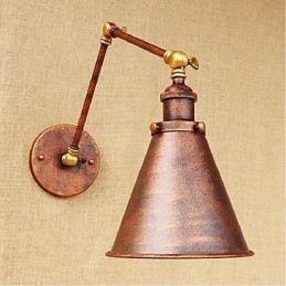 Lange arm Halb rost Retro Kreative Nostalgische Versenkbare Klapp Wandleuchten Wand Licht