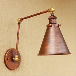 Lange arm Halb rost Retro Kreative Nostalgische Versenkbare Klapp Wandleuchten Wand Licht