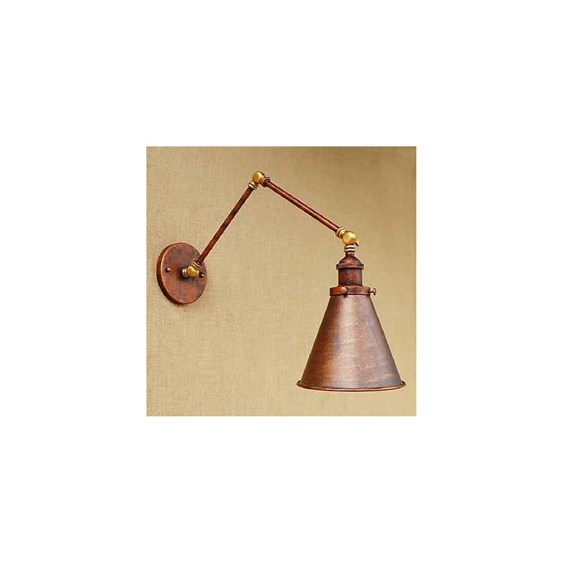 Lange arm Halb rost Retro Kreative Nostalgische Versenkbare Klapp Wandleuchten Wand Licht