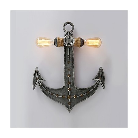 Jahrgang Industrielle Wandleuchten Holz Boot Anker Form Kreative Restaurant Cafe Bar Dekoration Beleuchtung Jahrgang Industrielle Wandleuchten Holz Boot Anker Form Kreative Restaurant Cafe Bar Dekoration Beleuchtung
