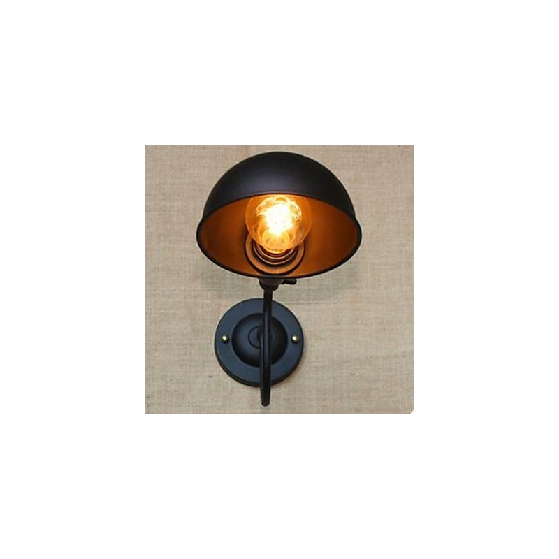 Retro Schwarz High Grade Persönlichkeit Nacht Schlafzimmer Studie Dreht Sich Um Dekorative Wand Gang