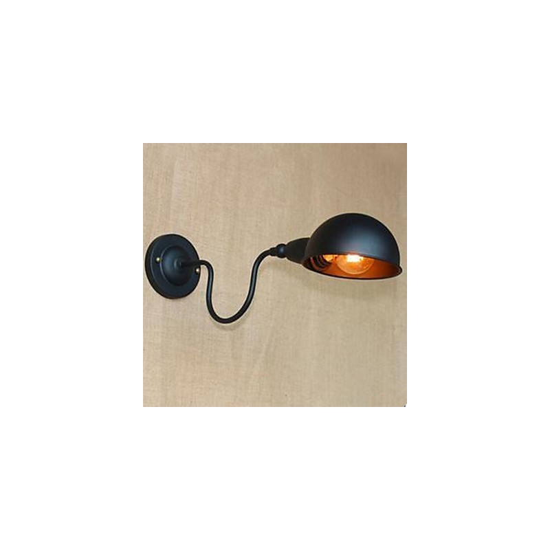 Retro Schwarz High Grade Persönlichkeit Nacht Schlafzimmer Studie Dreht Sich Um Dekorative Wand Gang