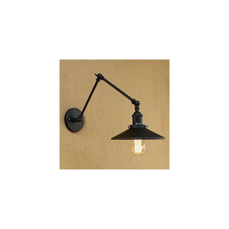 Rustikale Lodge Country Retro-Malerei-Funktion für Mini-Stil Swing Arm Wandleuchte
