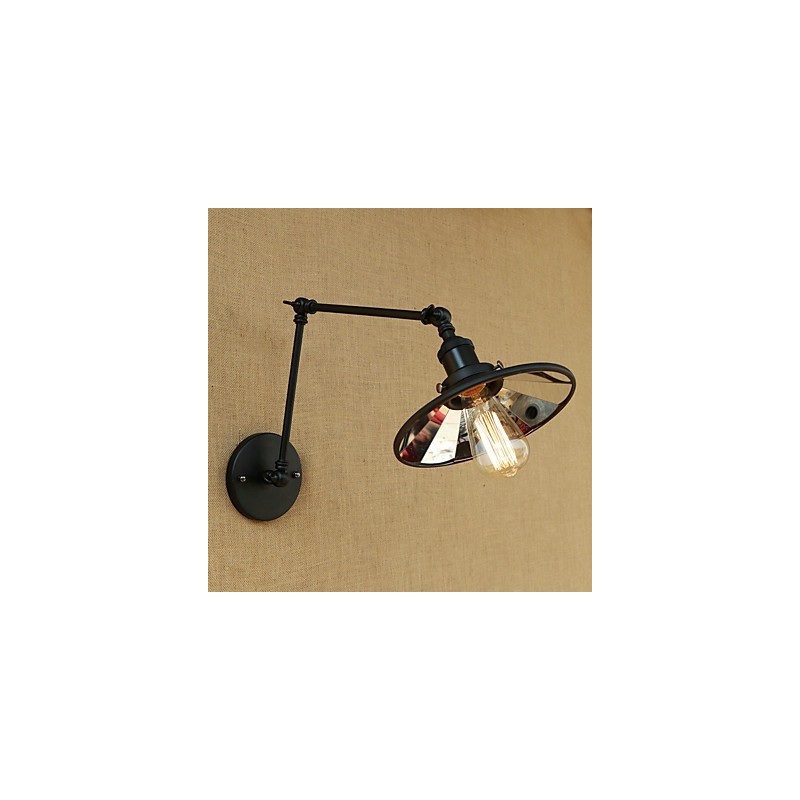 Rustikale Lodge Country Retro-Malerei-Funktion für Mini-Stil Swing Arm Wandleuchte