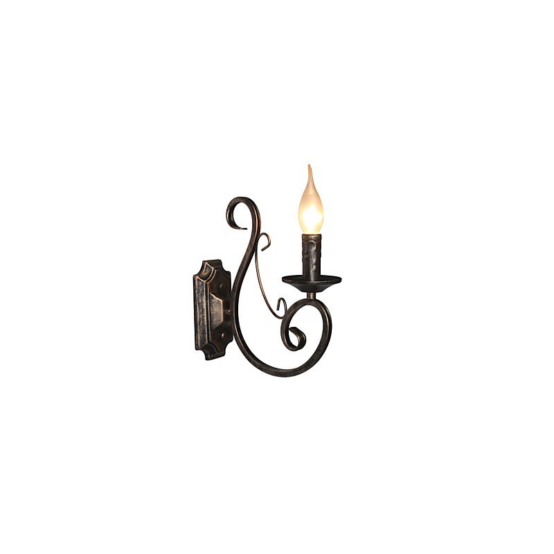 Mini Retro Wand Lampe Flur Metall Kerze Form Wand Lampe Beleuchtung