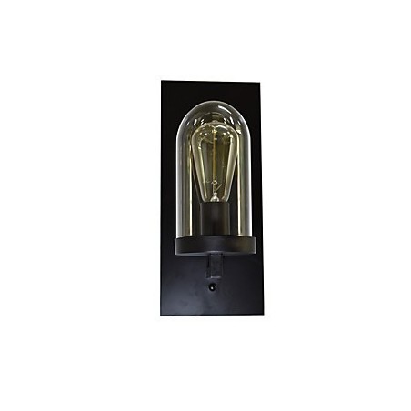 Wandleuchte aus lackiertem Stahl, dumme schwarze amerikanische Kaffeedekoration, Retro-Wandleuchte, Lichtschwertlampe an der Wand Wandleuchte aus lackiertem Stahl, dumme schwarze amerikanische Kaffeedekoration, Retro-Wandleuchte, Lichtschwertlampe an der Wand