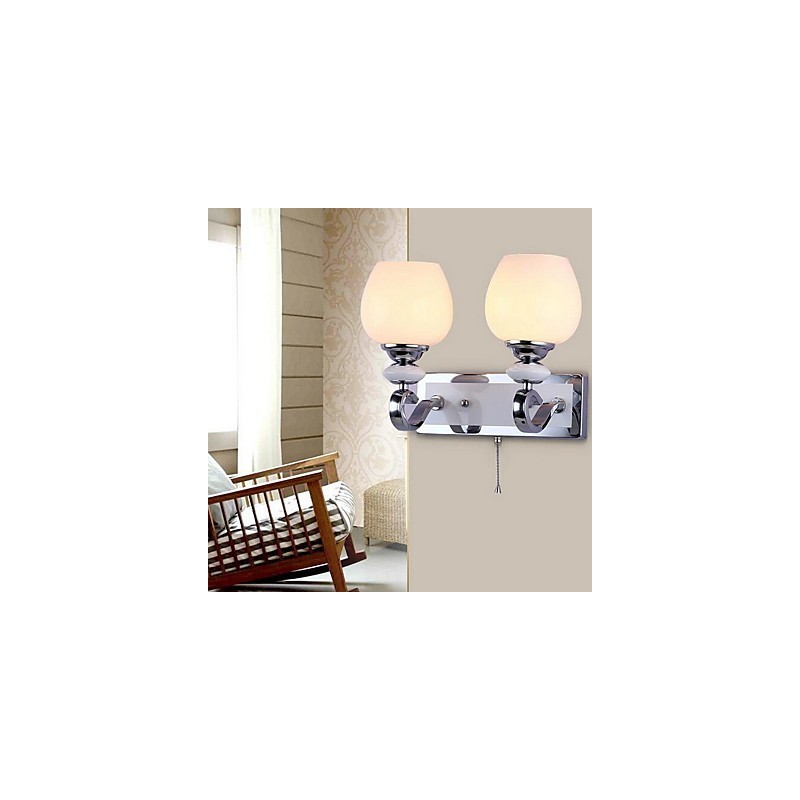 Moderne zeitgenössische galvanisierte Feature Uplight Wandleuchten Wandleuchte