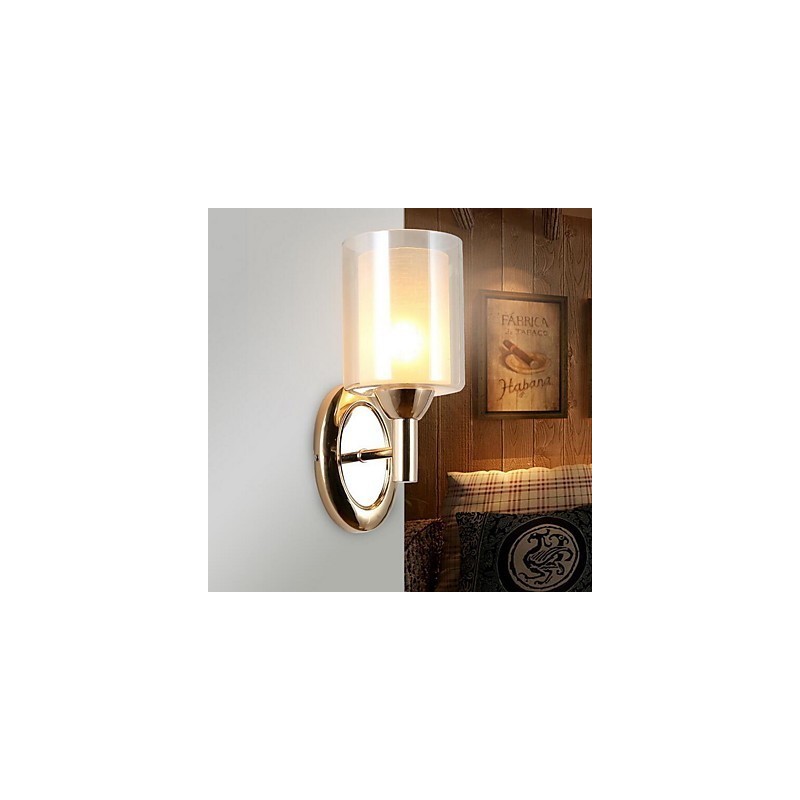 Moderne zeitgenössische galvanisierte Feature Uplight Wandleuchten Wandleuchte