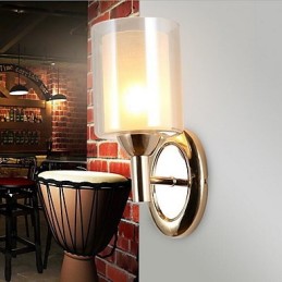 Moderne zeitgenössische galvanisierte Feature Uplight Wandleuchten Wandleuchte