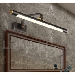 IPMirror Lampe Badezimmerleuchten Reines Messing Wandleuchten mit Acrylschirm Make-up Beleuchtung