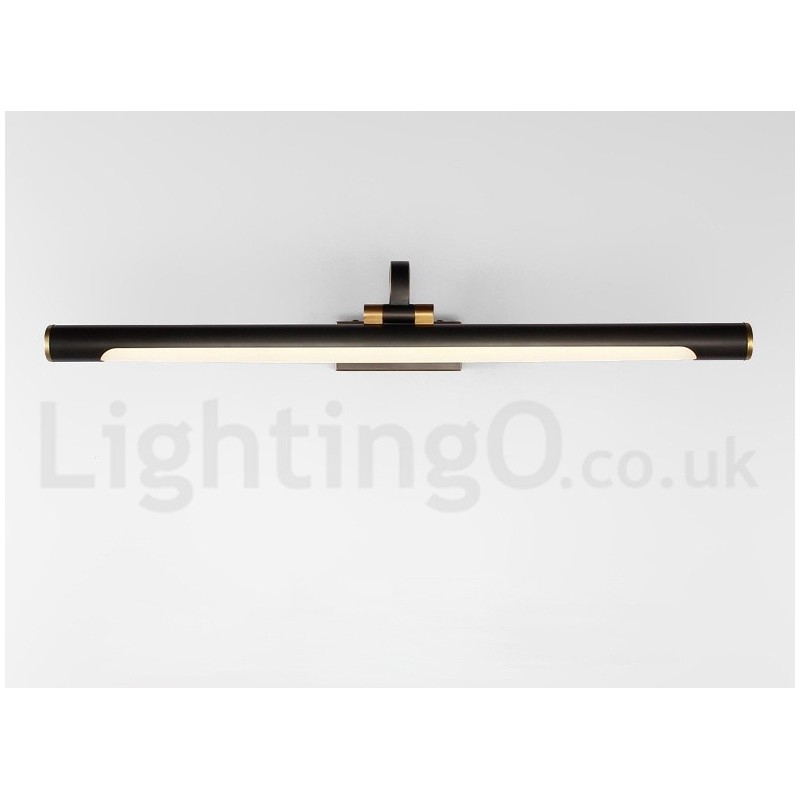 IPMirror Lampe Badezimmerleuchten Reines Messing Wandleuchten mit Acrylschirm Make-up Beleuchtung