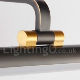 IPMirror Lampe Badezimmerleuchten Reines Messing Wandleuchten mit Acrylschirm Make-up Beleuchtung