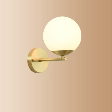 Moderne Molecules Bean Wandleuchte mit Kugelglasschirm Moderne Molecules Bean Wandleuchte mit Kugelglasschirm