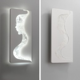 Indoor Schöne Mädchen Blick nach links rechts Wandleuchte