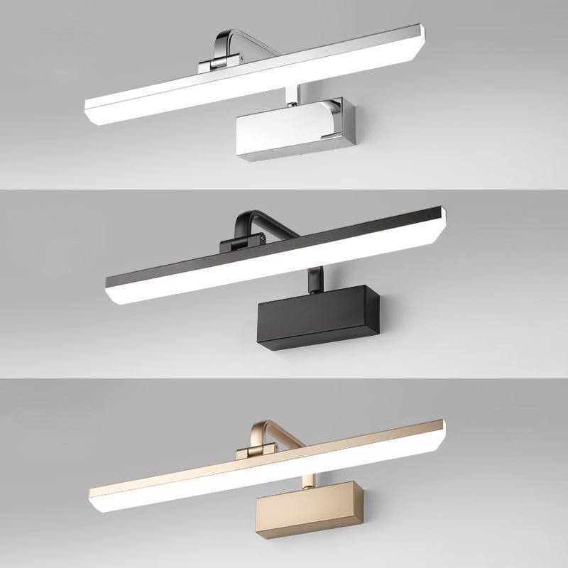 Moderne Wandleuchte Spiegel Frontleuchte Winkel einstellbar Waschraum Make-up Licht