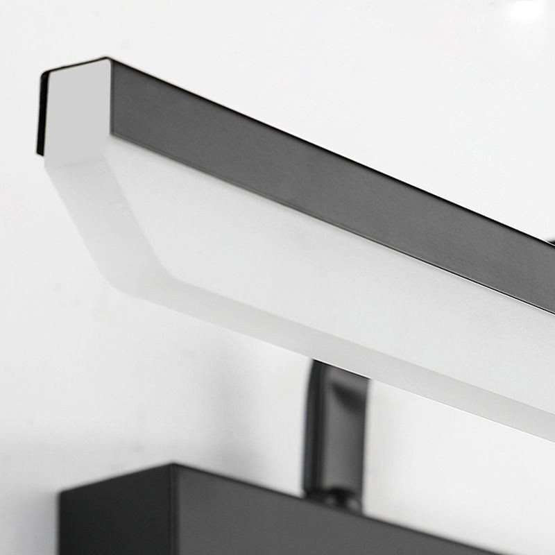 Moderne Wandleuchte Spiegel Frontleuchte Winkel einstellbar Waschraum Make-up Licht