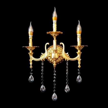 Europäische Wandleuchte Luxuriöse Wandleuchte Kristalltropfen Dekoration Lampe Nachttischbeleuchtung Europäische Wandleuchte Luxuriöse Wandleuchte Kristalltropfen Dekoration Lampe Nachttischbeleuchtung