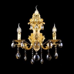 Europäische Mode Wandleuchte Luxuriöse Kristall Tropfen Wandleuchte Beleuchtung