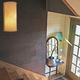 Halbzylindrische Bambus Wandleuchte Kreative Nachttisch Wandleuchte Treppen Ländlichen Beleuchtung