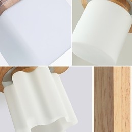 Unterputzmontage Mini-Stil Modern Zeitgenössisch Holz