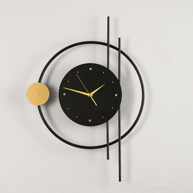 Uhr Wandleuchte Moderne Minimalistische Schmiedeeisen Wandleuchte Und