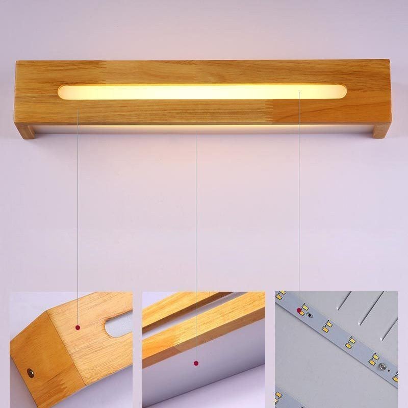 Moderne Wand Holz Lampe Eingang Gang Lichter Nordic Nacht Wand Licht