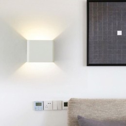 Wandleuchte Aluminium Balkon Oberfläche montiert Cube Veranda Licht