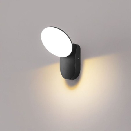 Moderne minimalistische Aluminiumlampe, wasserdichte Halbmond-Wandleuchte für den Garten Moderne minimalistische Aluminiumlampe, wasserdichte Halbmond-Wandleuchte für den Garten