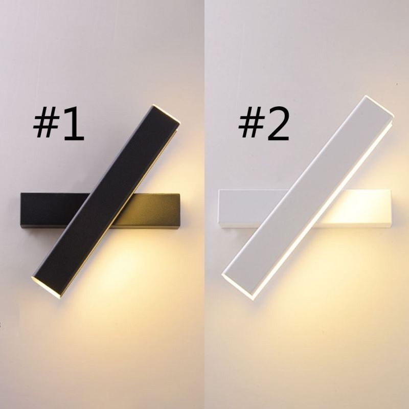 Wandleuchte Drehbar Nachttischlampe Aluminium