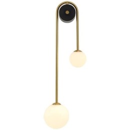 Globe Glas Wandleuchte Beleuchtung Moderne Messing Wandleuchte