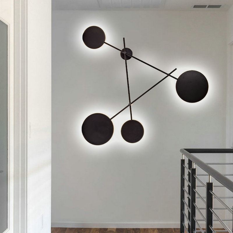 Moderne Wandleuchte Geometrische Form Eisen Leuchte Wandleuchte