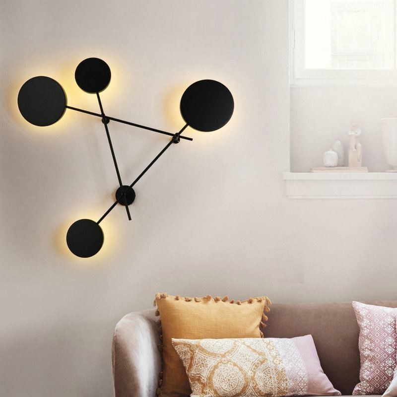 Moderne Wandleuchte Geometrische Form Eisen Leuchte Wandleuchte
