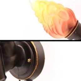 Europäische Retro Outdoor Wandleuchte Wasserdichte Taschenlampe Form Wandleuchte