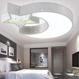 Deckenleuchte Modern Kontrahiertes Stern- und Mondmuster Metall