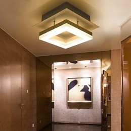 Moderne, zeitgenössische Deckenleuchte aus Acryl, 9 W