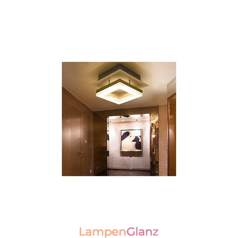 Moderne, zeitgenössische Deckenleuchte aus Acryl, 9 W