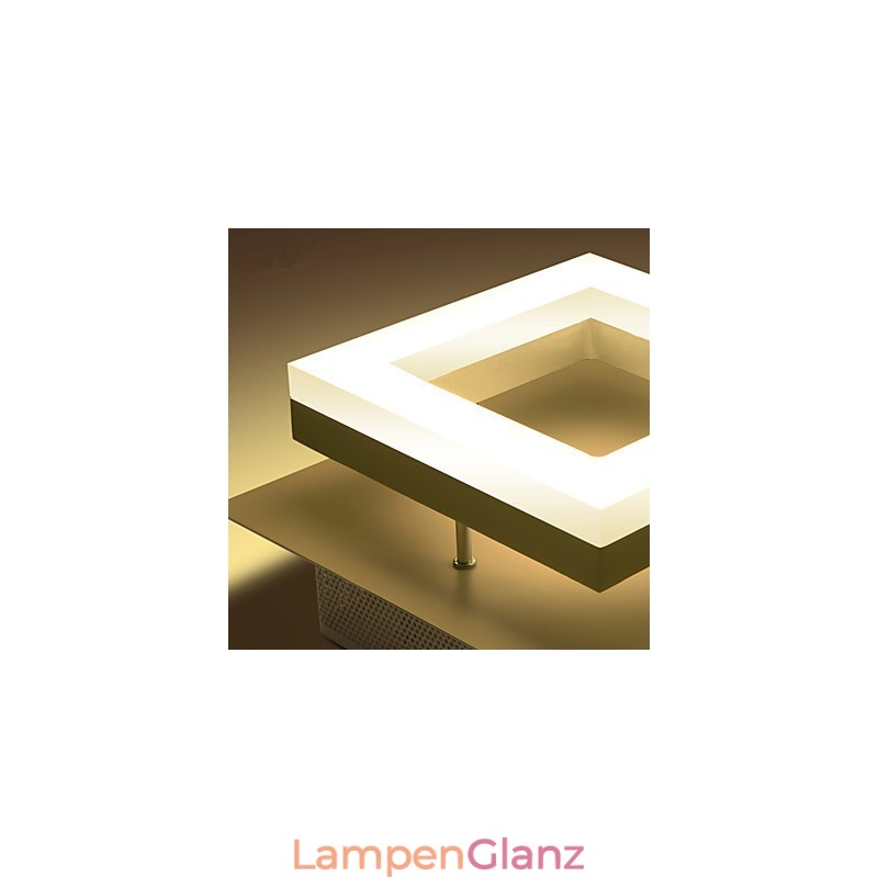 Moderne, zeitgenössische Deckenleuchte aus Acryl, 9 W