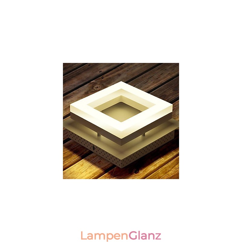 Moderne, zeitgenössische Deckenleuchte aus Acryl, 9 W