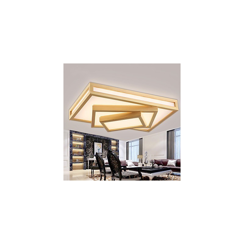 Moderne zeitgenössische Mini-Stil Malerei Holz Bambus Unterputz