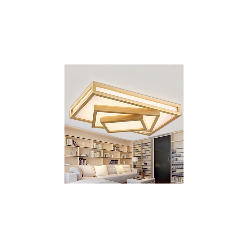 Moderne zeitgenössische Mini-Stil Malerei Holz Bambus Unterputz