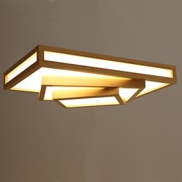 Moderne zeitgenössische Mini-Stil Malerei Holz Bambus Unterputz