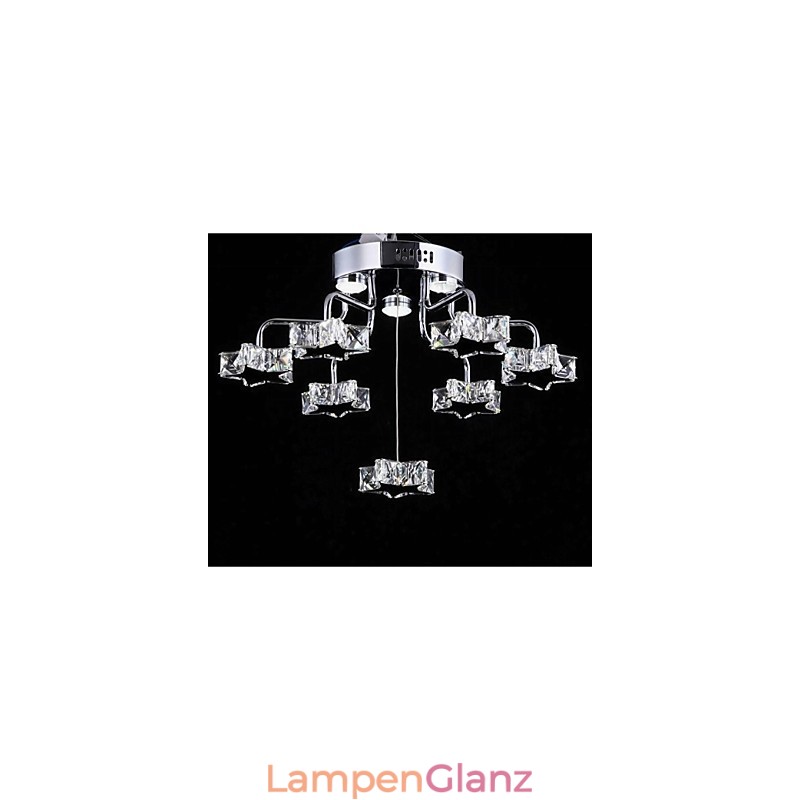 Deckenleuchte 7-flammig Modern Galvanisierter Edelstahl