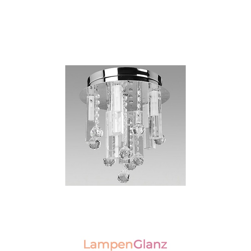 Kristall-Deckenleuchte mit 8 Lichtern