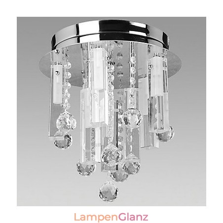 Kristall-Deckenleuchte mit 8 Lichtern