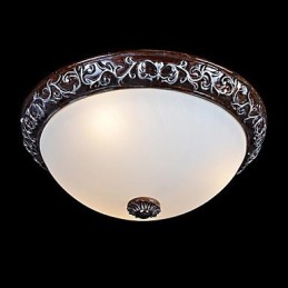 Deckenleuchte Glas Harz Silber Carving Europäischen Klassisch