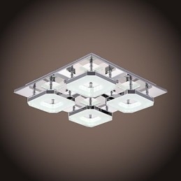 Acryl Unterputz 4 Licht Moderne Acryl Galvanik Edelstahl