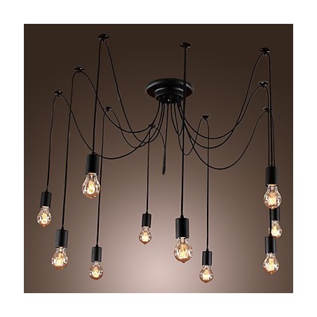 Kronleuchter Vintage Design Glühbirnen inklusive Wohnzimmer 10 Lichter Pendelleuchte Kronleuchter Vintage Design Glühbirnen inklusive Wohnzimmer 10 Lichter Pendelleuchte