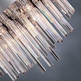Moderner Kristall-Kronleuchter mit 12 Lichtern