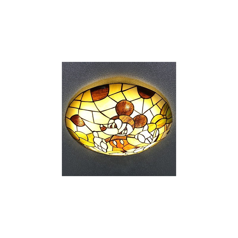 Die mediterrane Kuppelleuchte Süße Kinder Mickey Mouse Kuppelleuchte 40 cm im Durchmesser